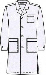 Халат мужской м567 с отделкой и длинным рукавом